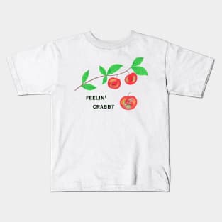 Feelin' crabby crabapple painting Kids T-Shirt